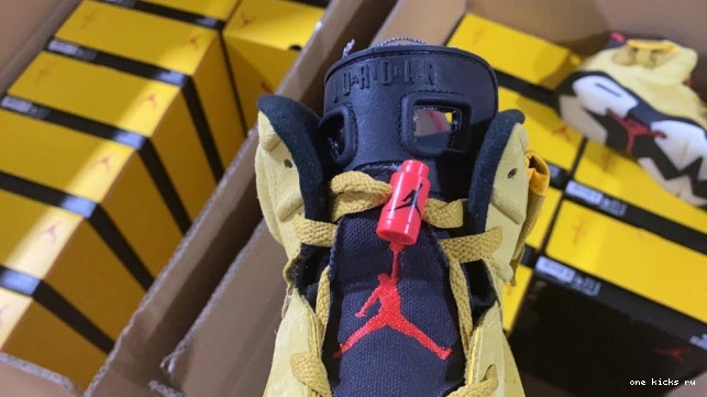 Chep Onekick AIR X TRAVIS SCOTT YELLOW JORDAN CN1084-300 6 0612